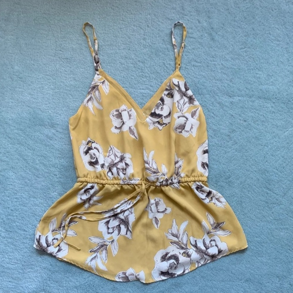 Babaton Yellow Cami Drawstring
